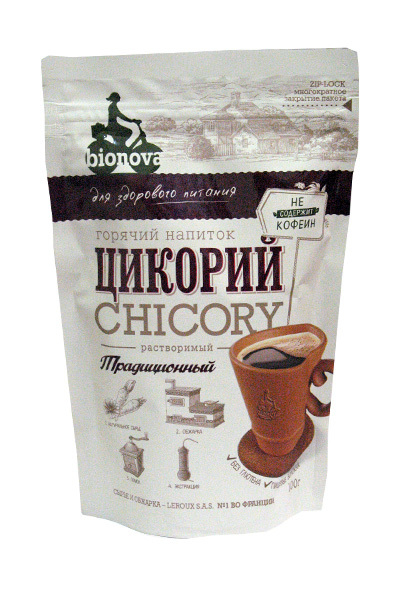 Цикорий растворимый традиционный, 100 гр, Бионова