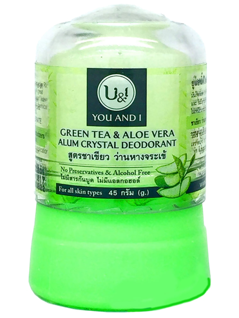 Дезодорант кристаллический с зеленым чаем и алое вера U&amp;I stick body deodorant with green tea&amp;aloe vera