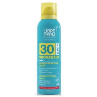 Cолнцезащитный спрей SPF30 BRONZEADA, 200 мл, LIBREDERM