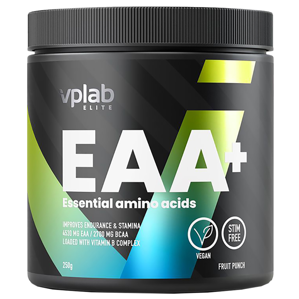 Смесь аминокислот и витаминов EAA+ Фруктовый пунш, 250 г, VPLab
