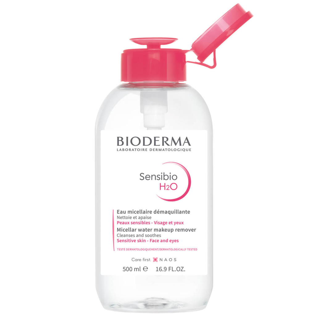 Sensibio H2O Мицеллярная вода для чувствительной кожи с помпой, 500 мл, Bioderma