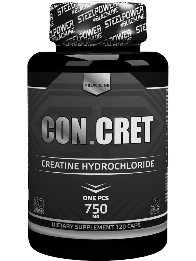 Креатин CON.CRET, 120 капсул, натуральный вкус, STEELPOWER
