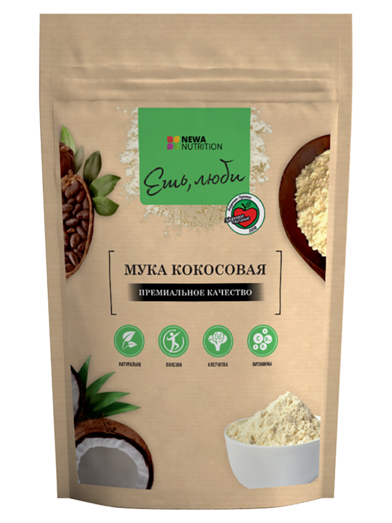 Мука кокосовая, 200 г, Newa Nutrition