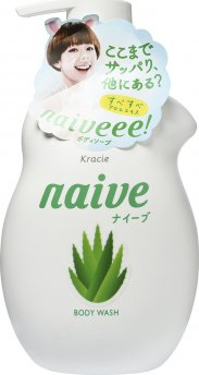 Жидкое мыло для тела с экстрактом алоэ, Naive, 530 мл, KRACIE