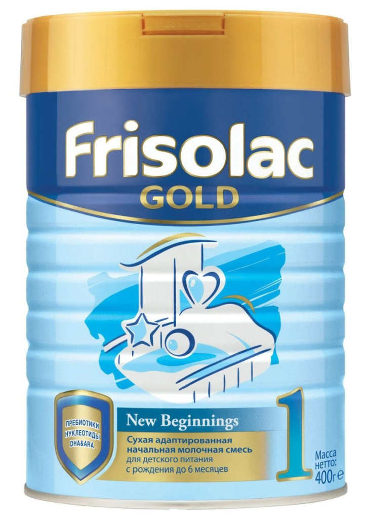 Сухая молочная смесь Фрисолак GOLD 1, с 0 до 6 месяцев, 400 гр, Friso
