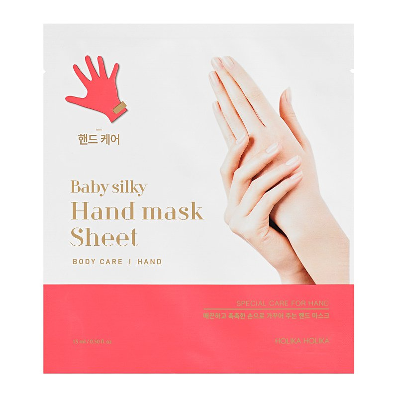 Смягчающая маска для рук «Бэйби Силки», 36 гр, Holika Holika