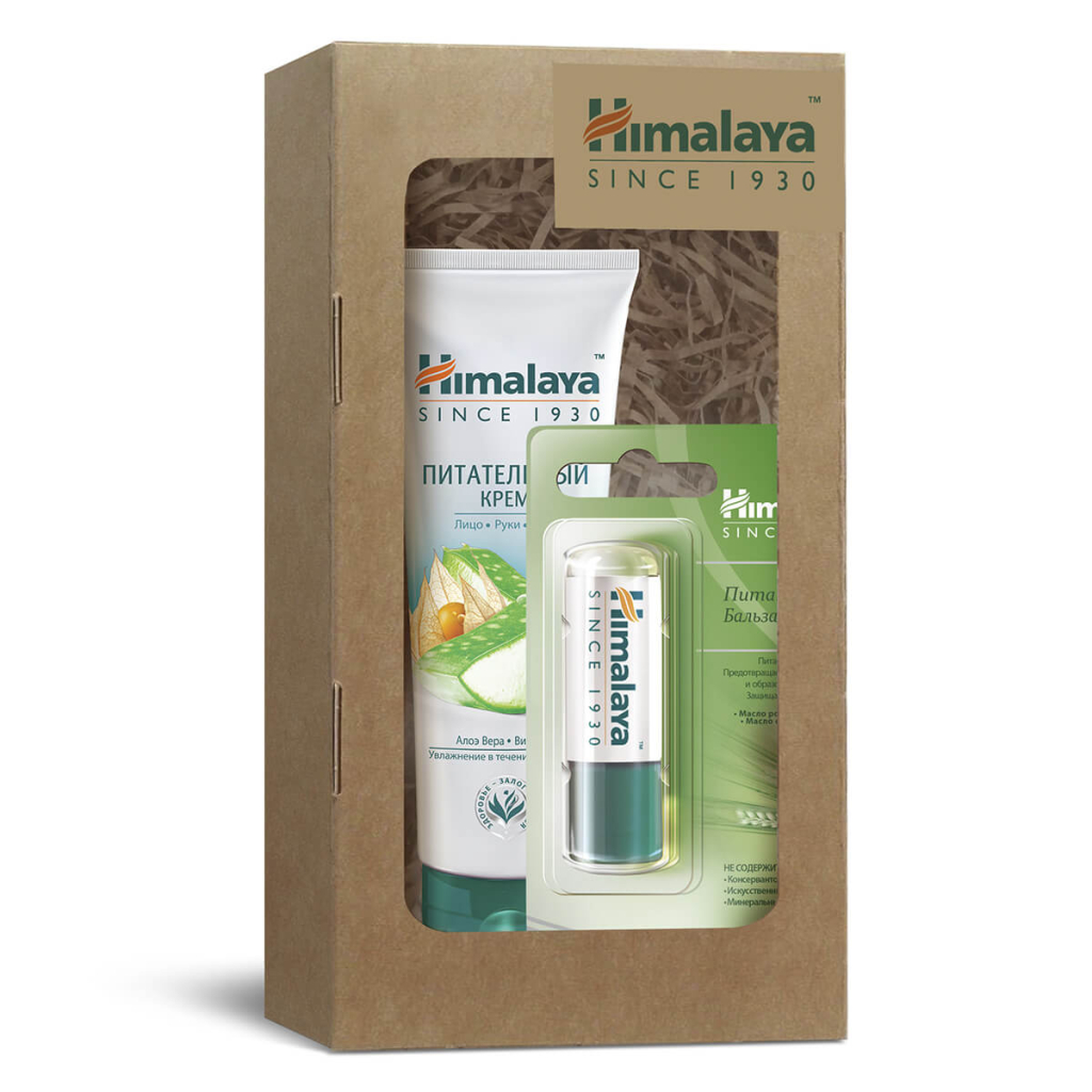 Подарочный набор №3, 2 продукта (крем+бальзам), Himalaya Herbals