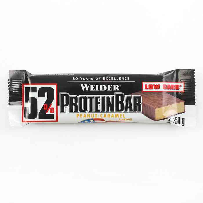 Протеиновый батончик 36% Yippie! Protein bar, вкус «Арахис и карамель», 45 гр, Weider