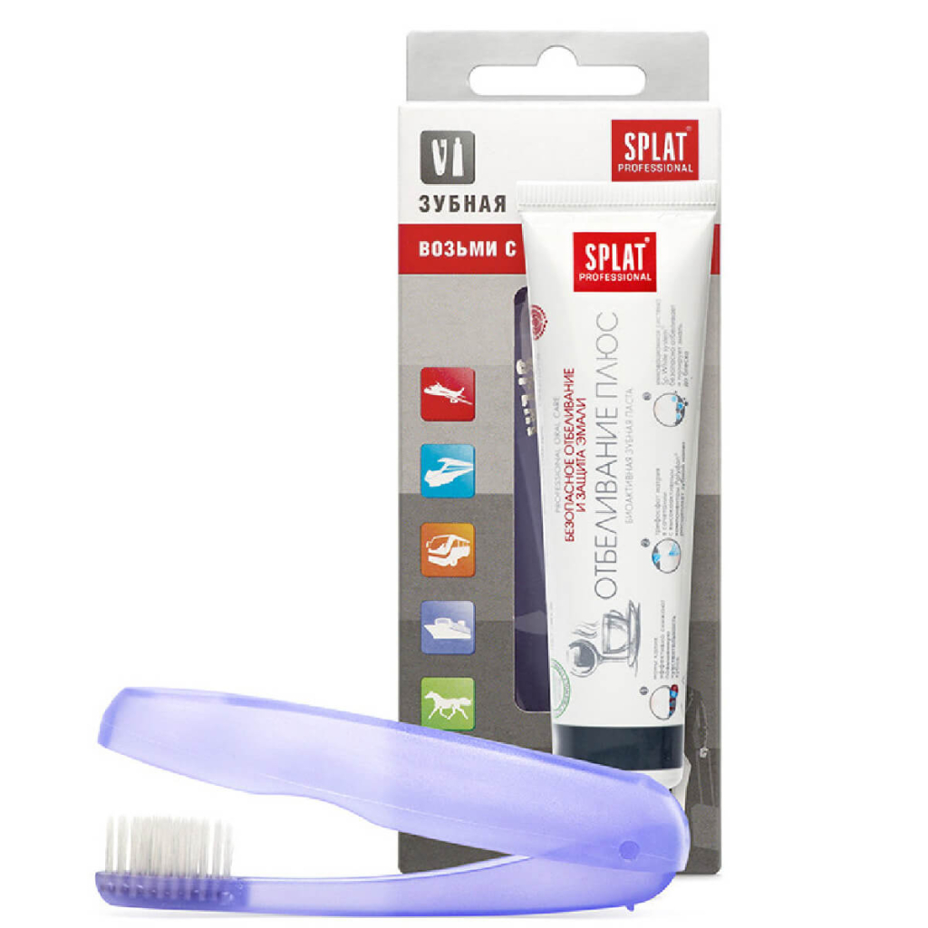 Дорожный набор: зубная паста &quot;Ультракомплекс&quot;, 40 мл; зубная щетка, SPLAT Professional