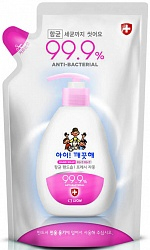 Жидкое мыло для рук с антибактериальным эффектом, Ai - Kekute, «Свежий грейпфрут», запасной блок, 200 мл, LION