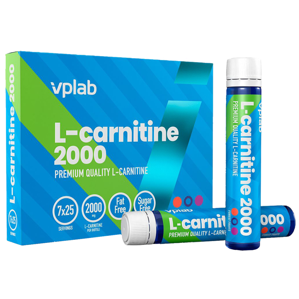 L-Carnitine 2000, лесные ягоды, 7*25 мл, VPLab