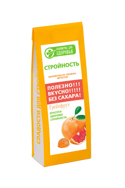 Мармелад «Грейпфрут», 170 гр, Лакомства для здоровья