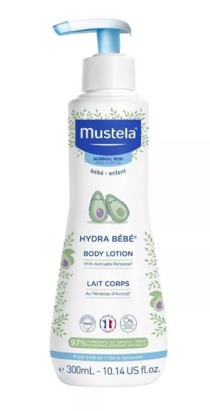 Молочко для тела для младенцев Hydra Bebe, 300 мл, Mustela