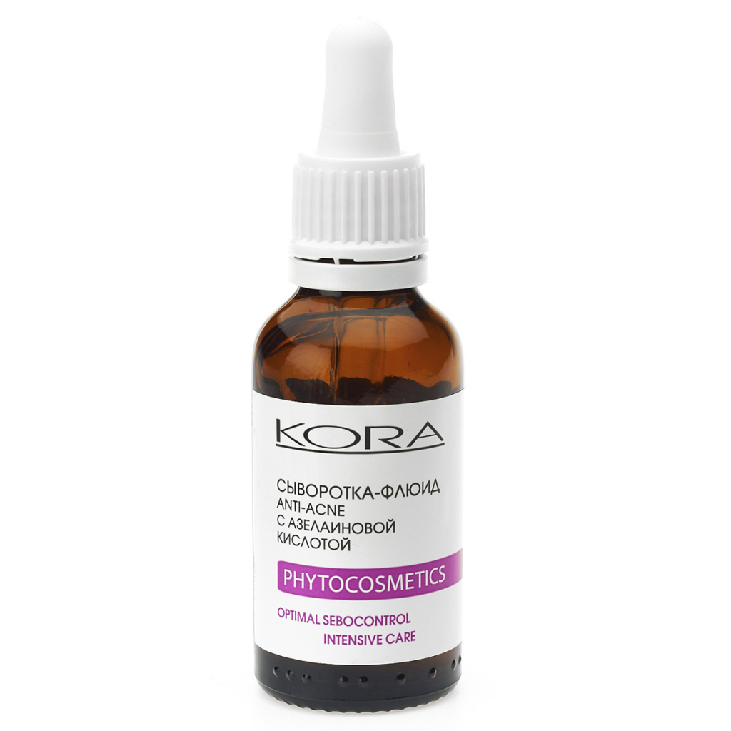 Сыворотка-флюид anti-acne с азелаиновой кислотой, 30 мл, Kora