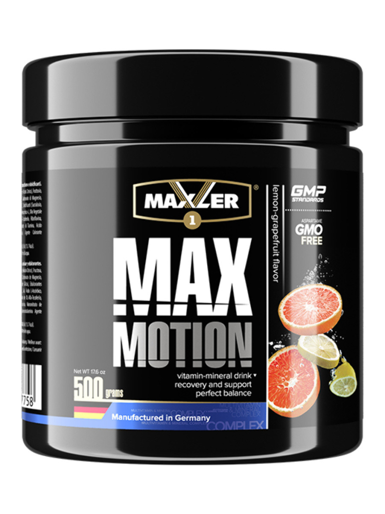 Изотоник Max Motion, вкус Лимон-Грейпфрут, 500 гр, MAXLER
