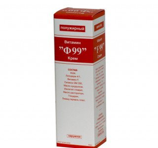 Крем полужирный «Витамин F 99», 50 мл, РеалКосметикс