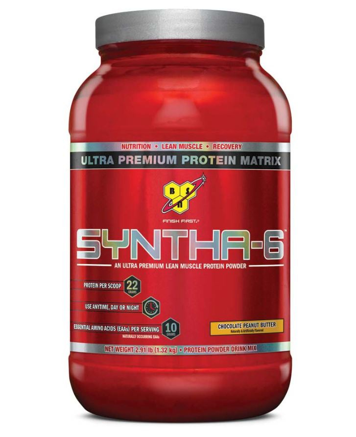 Протеин Syntha-6, вкус Шоколад-Арахисовая паста, 1320 гр, BSN