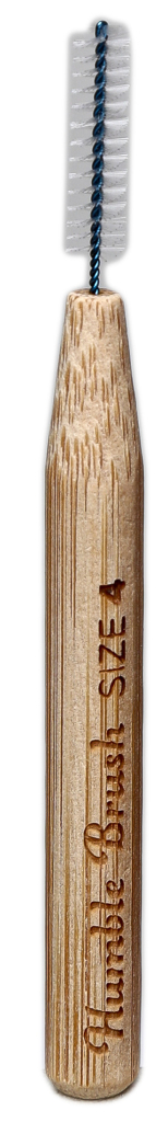 Бамбуковые межзубные ершики, размер 4, цвет желтый, HUMBLE