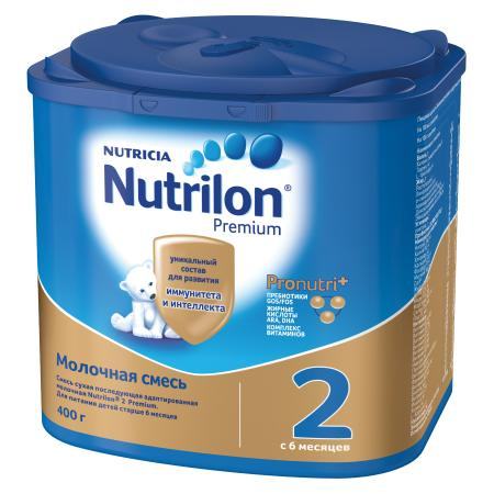 Детское молочко Nutrilon 2 Premium, 400 гр, Nutrilon