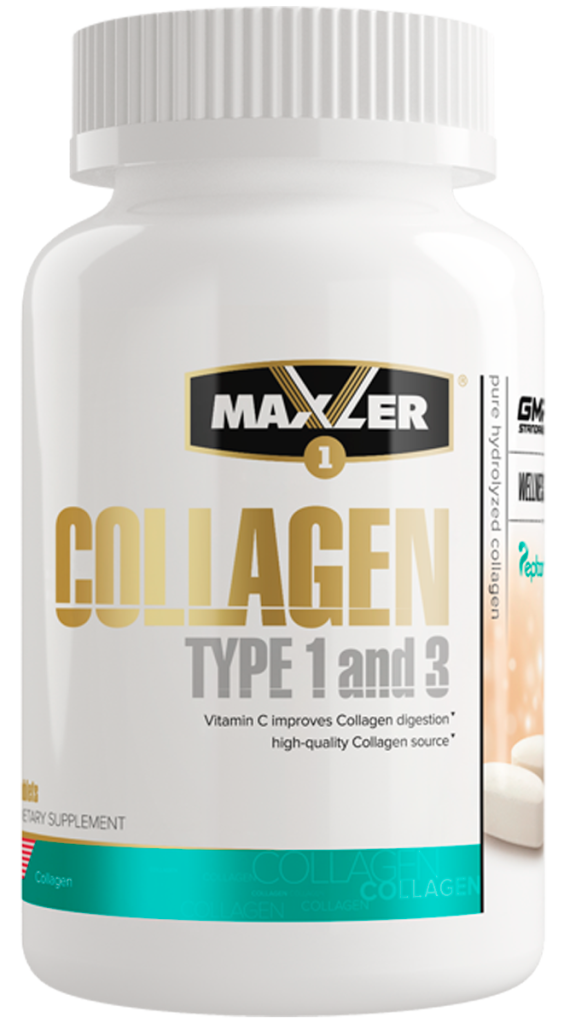 Коллаген &quot;Collagen type 1 and 3&quot;, 90 таблеток, Maxler