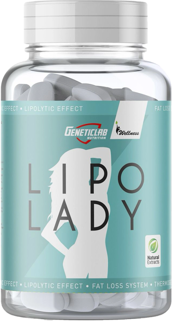 Жиросжигатель Lipo Lady, 120 капсул, Geneticlab