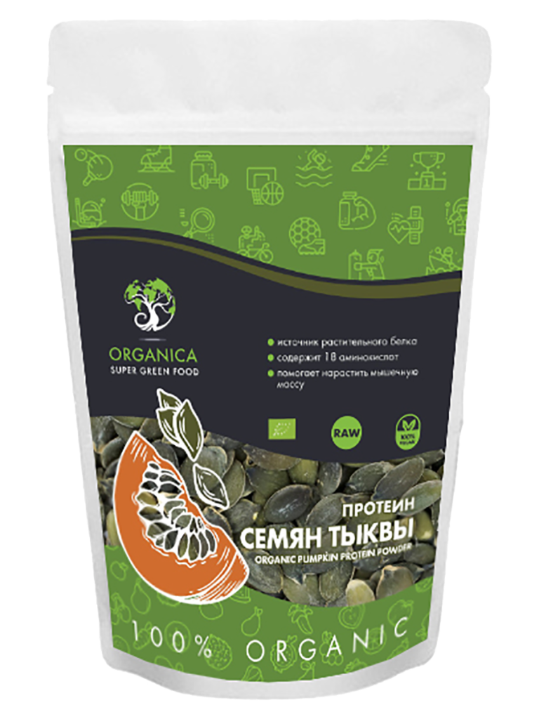 Протеин семян тыквы, 150 гр, Super Green Food