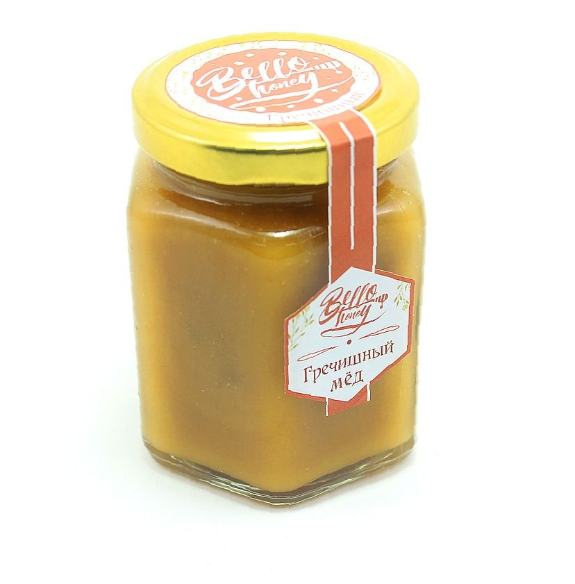Мёд гречишный, 200 мл, BelloHoney