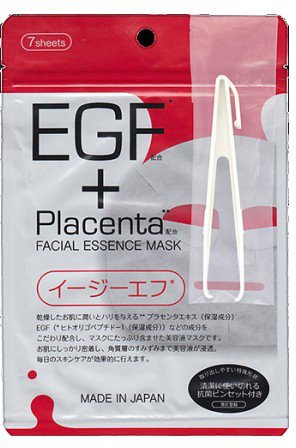 Маска с плацентой и EGF фактором, Placenta +, 7 шт, JAPAN GALS