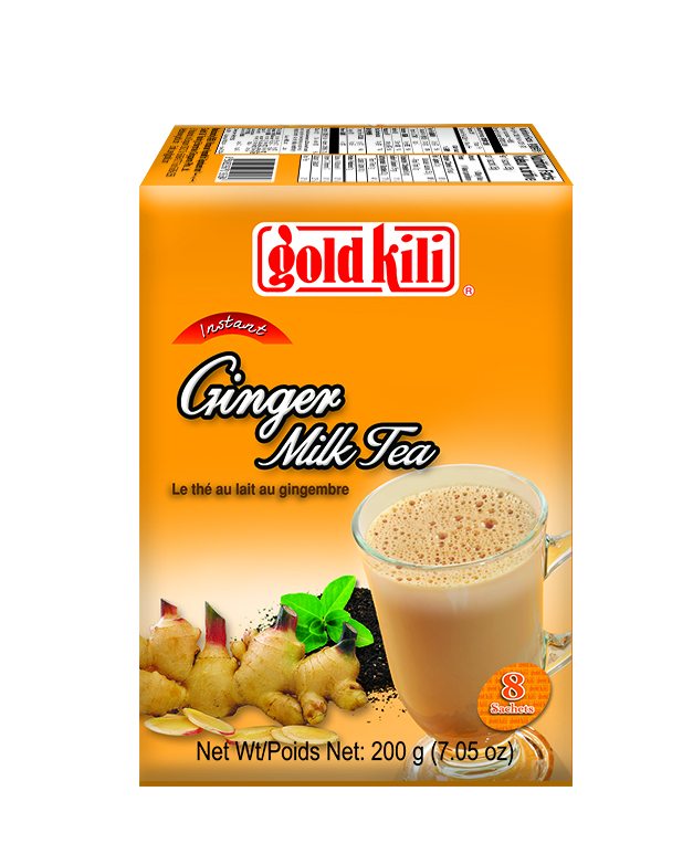 Имбирный чай с молоком быстрорастворимый, коробка 200г, Gold Kili.