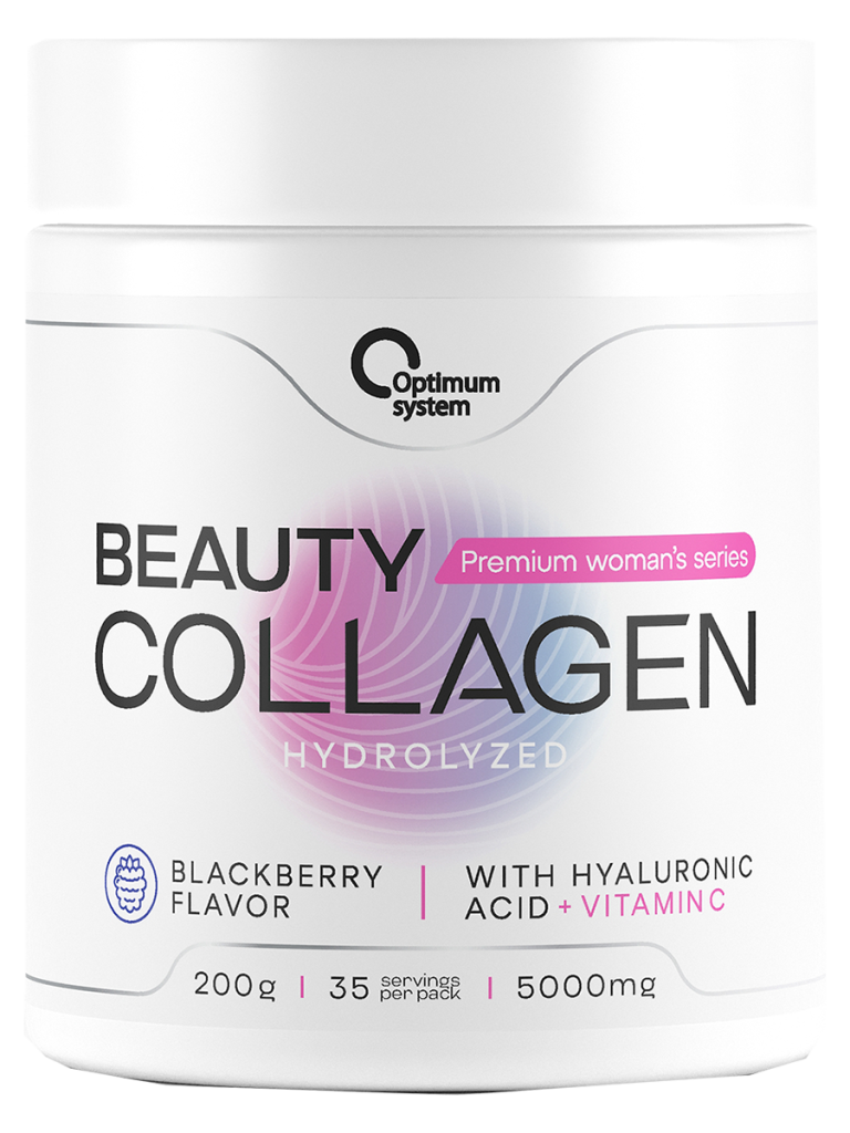 Collagen Beauty Powder, малина, 200 г, Optimum System