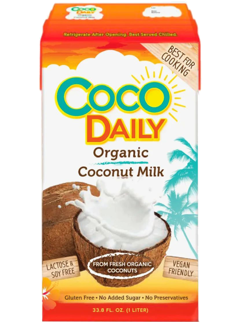Органическое кокосовое молоко 61%, 1000 мл (жирность 17-19%), CocoDaily