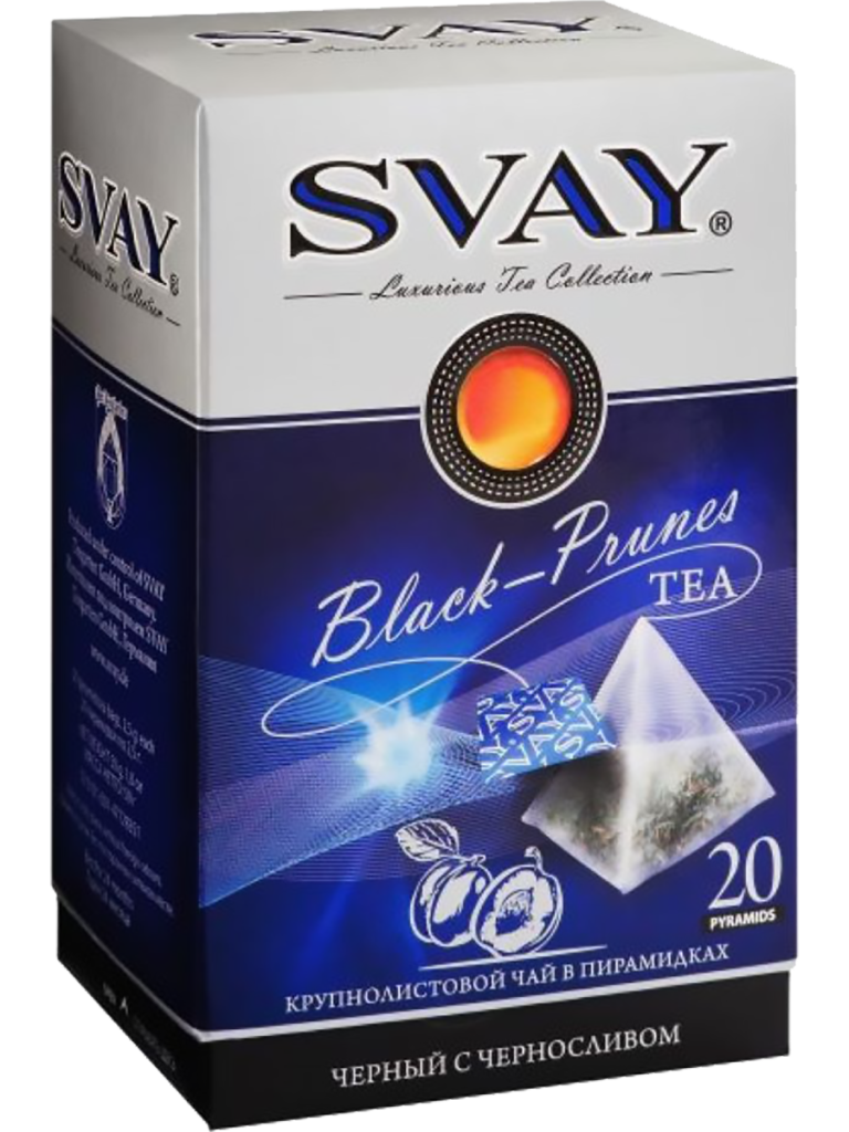 Чай Black Prunes, 20*2,5 г, Svay