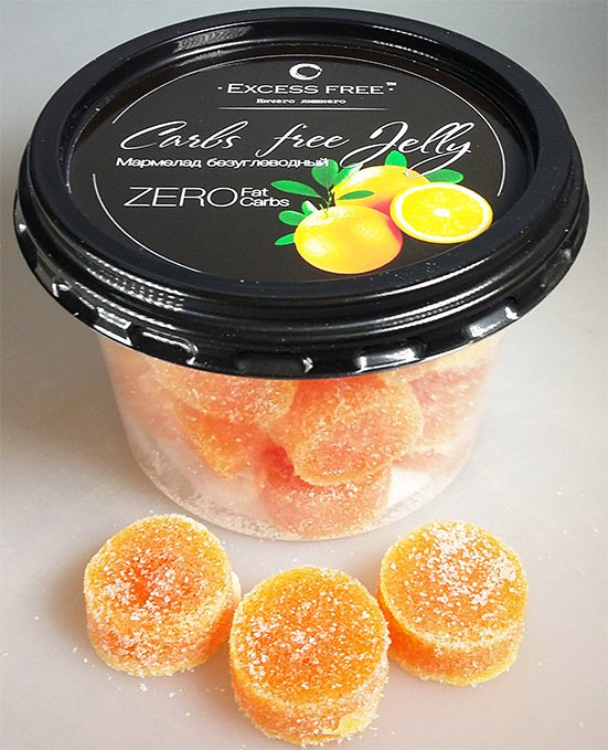 Безуглеводный мармелад «Апельсин», 150 гр, Ничего Лишнего