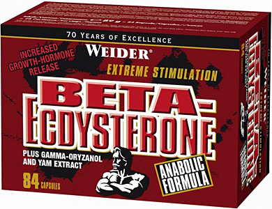 Бета-экдистерон, 84 капсулы, Weider