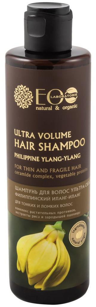 Шампунь для волос Ультра-объем для тонких и ломких волос, 250 мл, EoLaboratorie