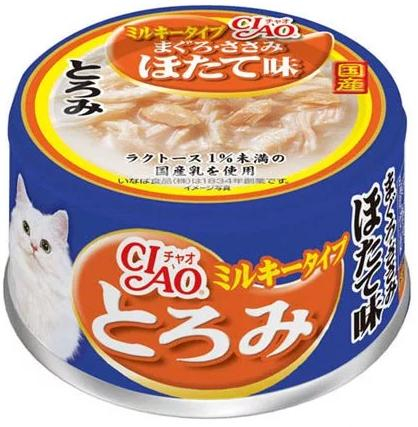 Мраморная вырезка желтоперого тунца с гребешком и парным филе куриц, 80 гр,  Japan Premium Pet