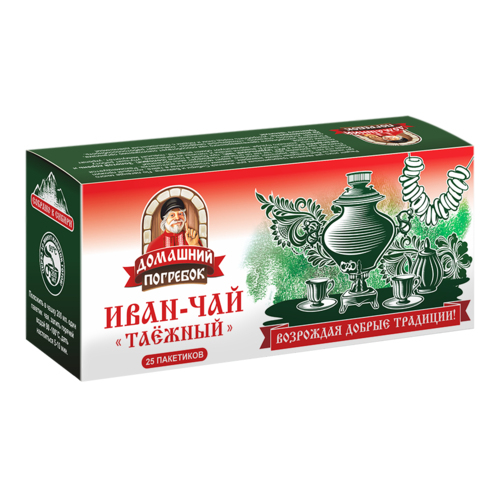 Иван-чай «Таежный», 25 пакетиков, Домашний погребок