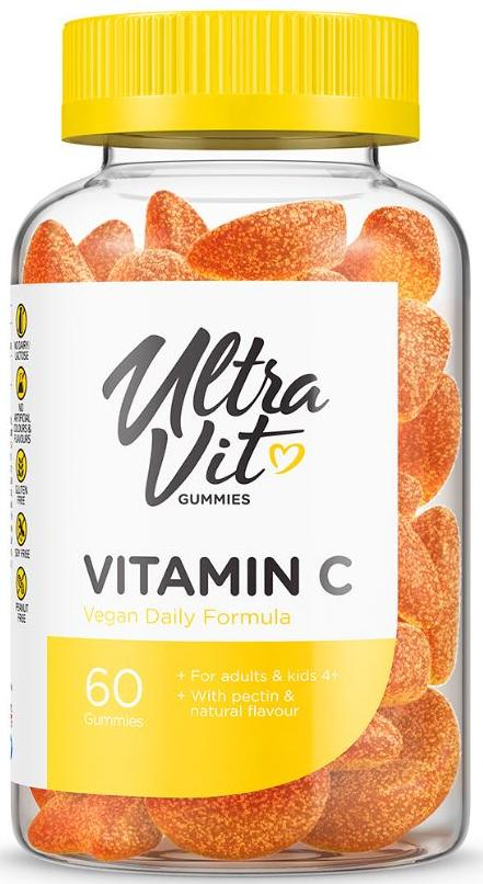 Жевательный Vitamin C, 60 жевательных таблеток, UltraVit
