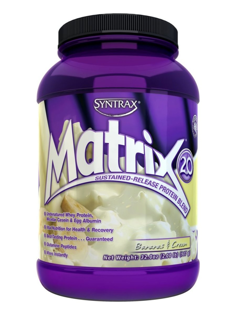 Многокомпонентный протеин Протеин Matrix 2.0, вкус «Банан», 900 гр, SYNTRAX