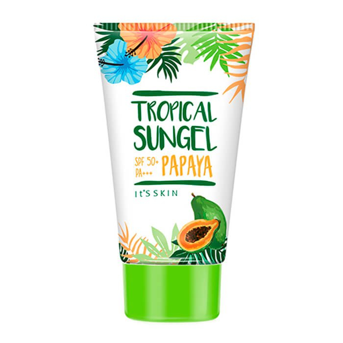 Солнцезащитный гель «Тропическое солнце», папайя, 50 мл, It's Skin