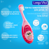 Детская зубная щетка-прорезыватель, 0+, Angry Birds, розовая, Longa Vita цена 170 ₽