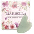 Кристалл скребок СЕРДЦЕ для массажа PREMIUM из натурального зелёного авантюрина, MARBELLA - фото 2