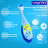 Детская зубная щетка-прорезыватель, 0+, Angry Birds, голубая, Longa Vita цена 170 ₽