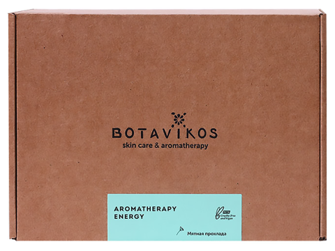 Набор подарочный Aromatherapy Energy  в крафтовой коробке,  3 предмета, Botavikos