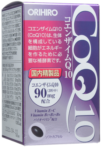 Коэнзим Q10 с витаминами, 90 капсул, ORIHIRO
