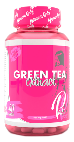 Green Tea (экстракт зеленого чая) , 60 капсул, PinkPower
