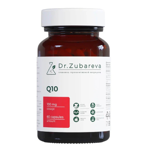 Коэнзим Q10, 60 капсул, Dr. Zubareva