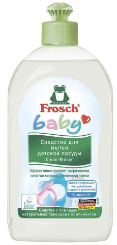 Средство для мытья детской посуды, 0.5 л, Frosch
