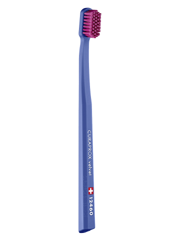 Зубная щетка CS 12460 Velvet для чувствительной эмали и десен, d 0,08 мм, цвет в ассортименте,Curaprox