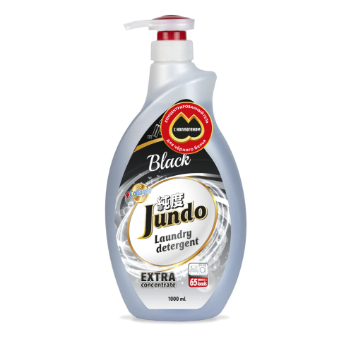 Концентрированный гель для стирки Черного белья (65 стирок), 1л, Jundo «Black»